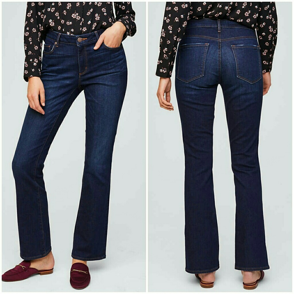 Loft Petite Curvy Bootcut Jeans NWOT
